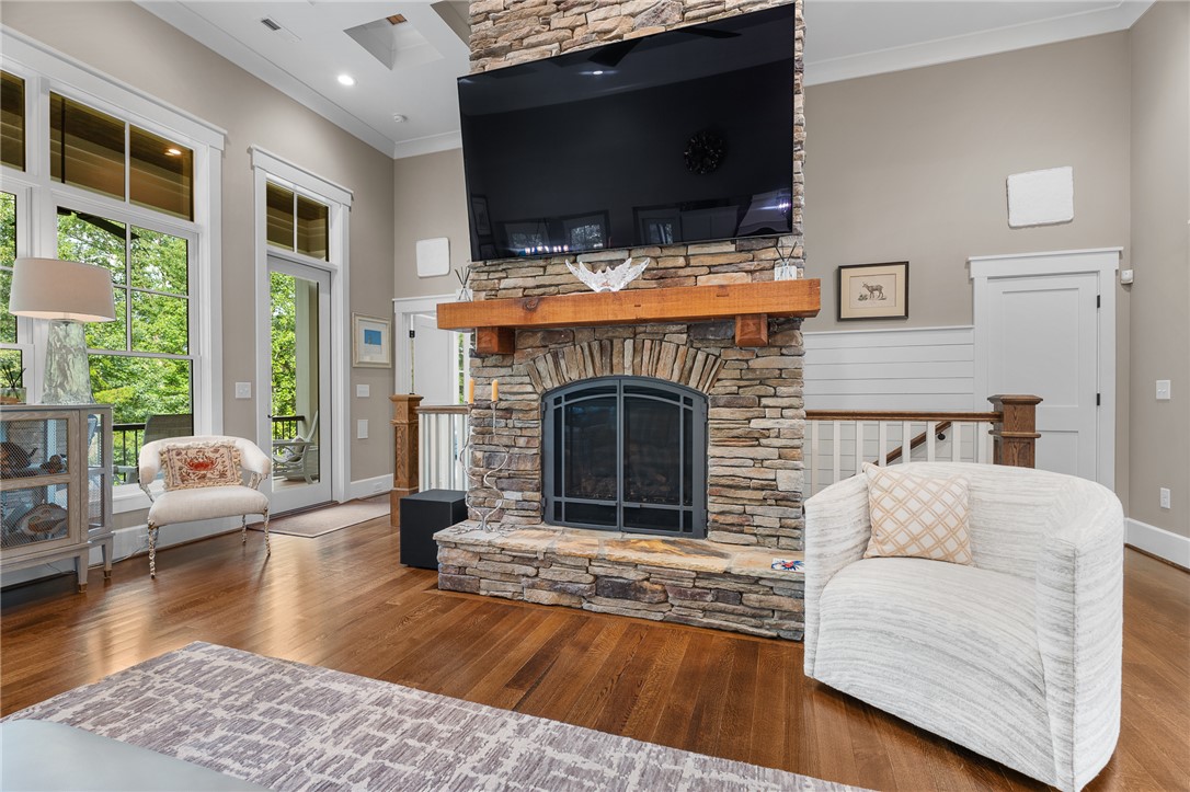 3310 Centerville Road Anderson, SC 29625 - Photo 15 of 47 Stone Stacked Fireplace