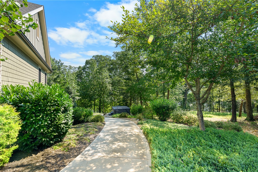 3310 Centerville Road Anderson, SC 29625 - Photo 40 of 47 Concrete Path to HotSprings hot tub