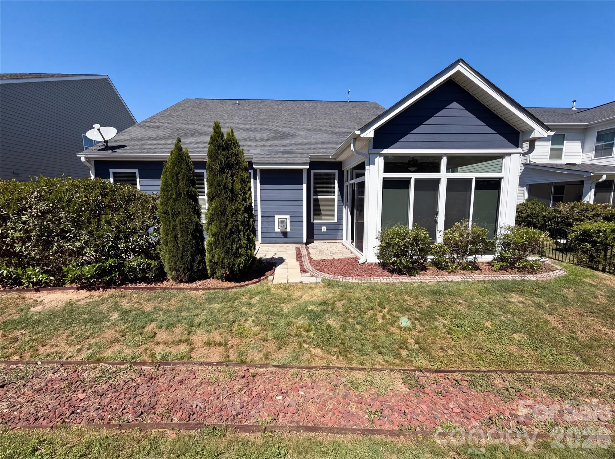 1321 Fishing Creek Road Clover, SC 29710 - Photo 5 of 19 a front view of a house with garden