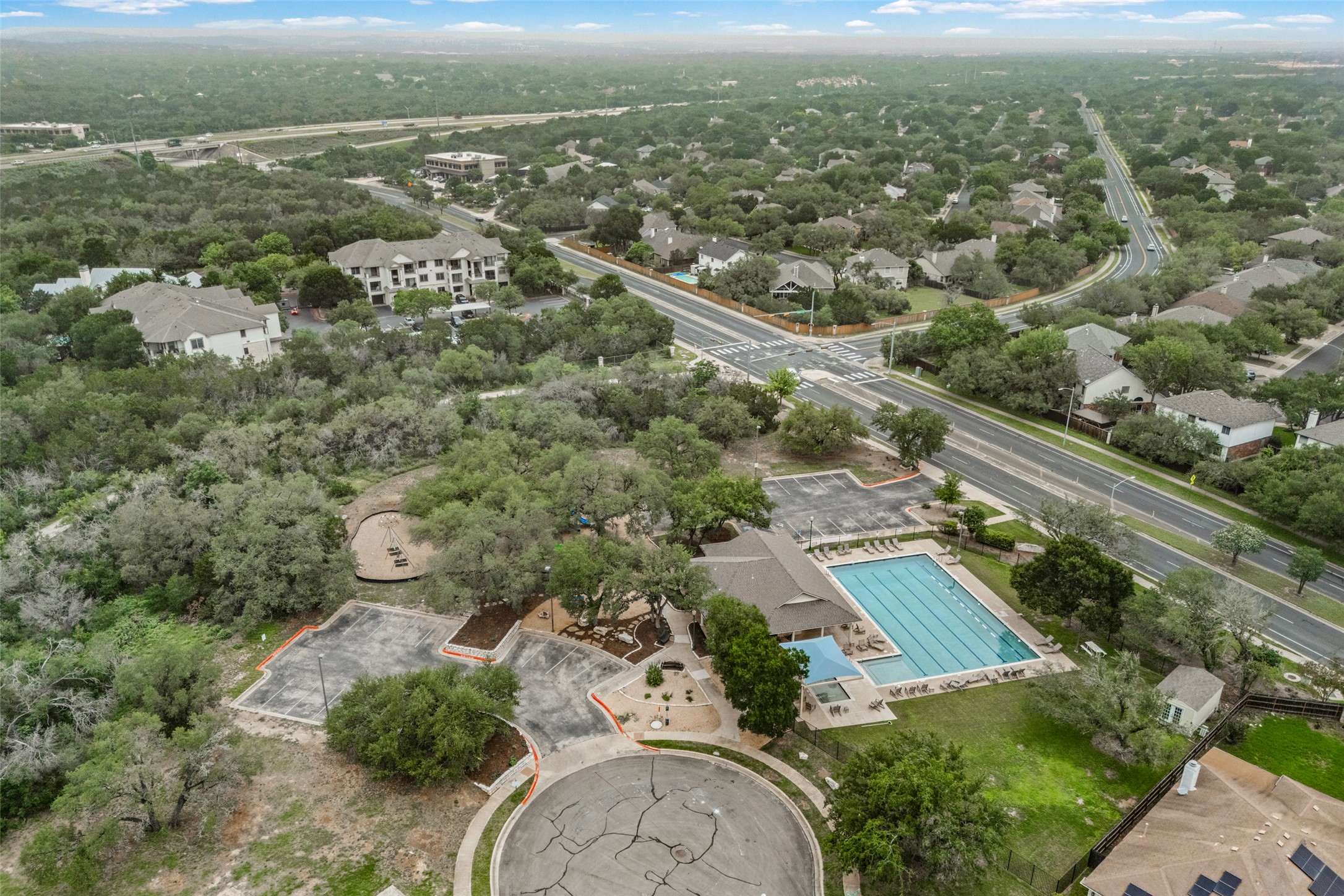 8610 Axis Drive Austin, TX 78749 - Photo 26 of 29 an aerial view of residential houses with outdoor space