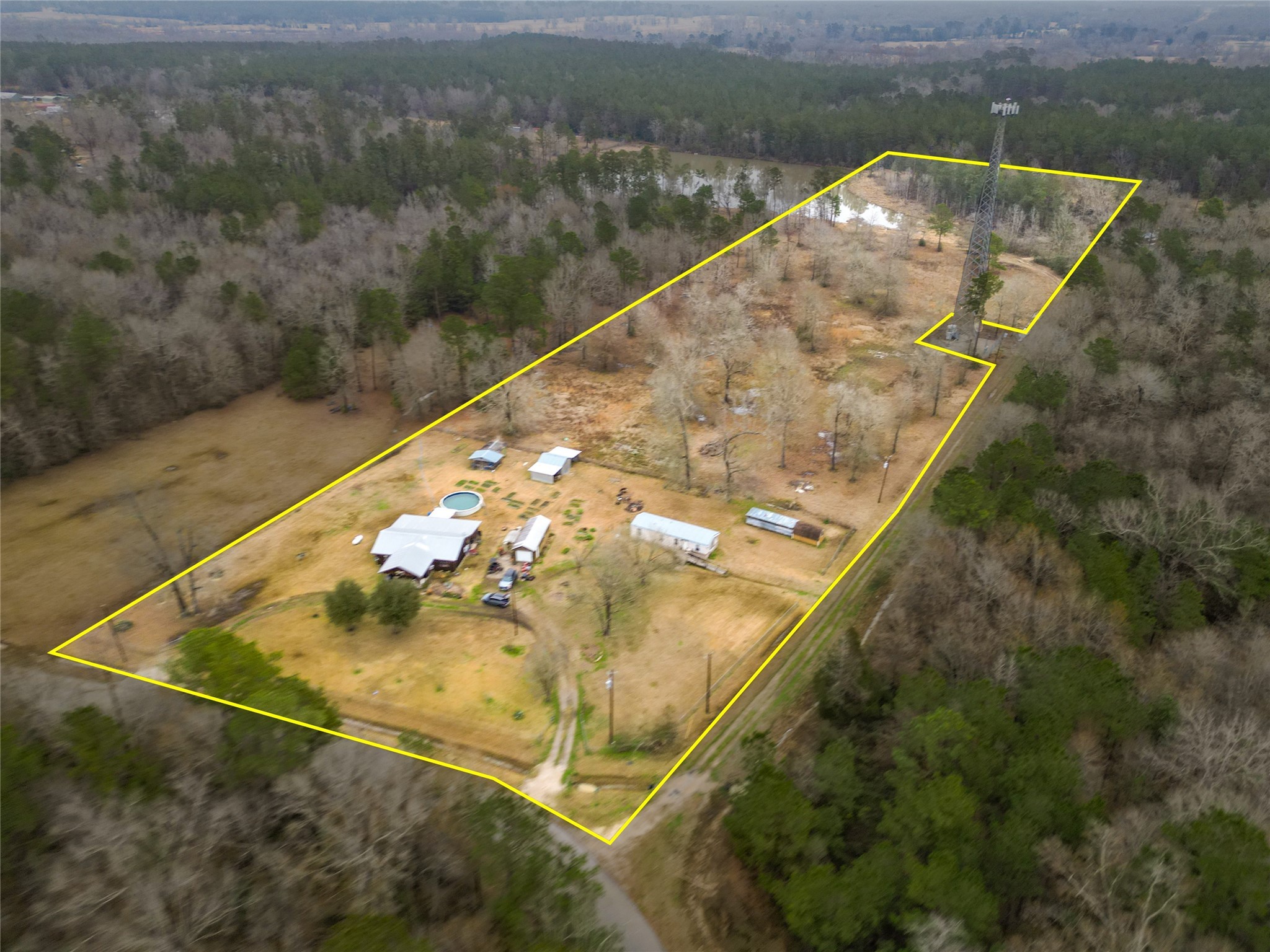 31 Shady Lane Shepherd, TX 77371 - Photo 2 of 31 a view of a lake from a balcony