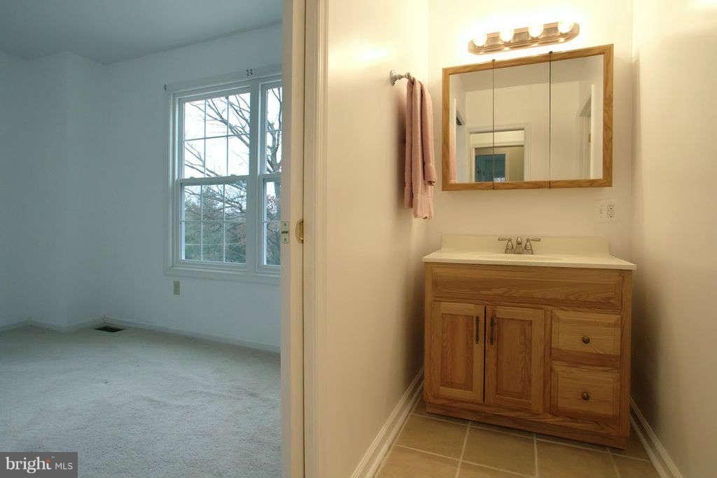 1010 Bernoudy Road White Hall, MD 21161 - Photo 22 of 28 a bathroom with a sink a vanity and a mirror