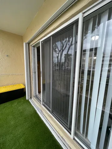 a view of front door