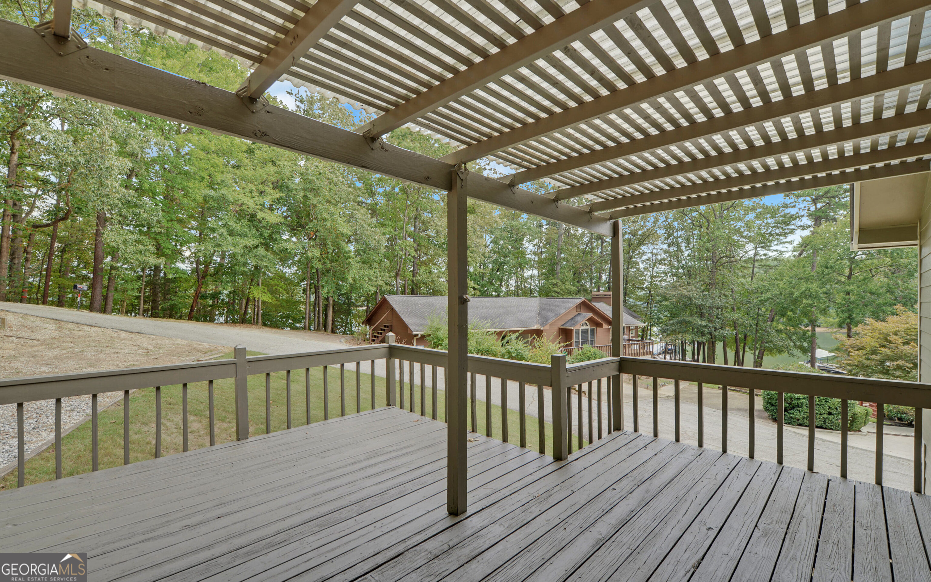 120 Ridgemore Circle Toccoa, GA 30577 - Photo 5 of 48 a view of a wooden deck