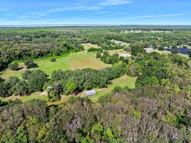 a view of a green field