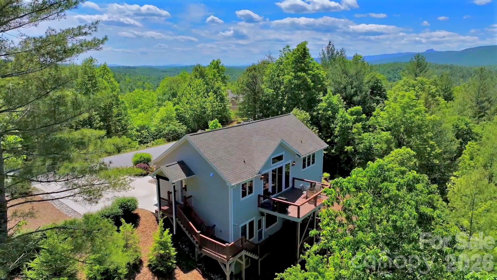 5564 Table View Lane Lenoir, NC 28645 - Photo 4 of 48 an aerial view of a house with yard and outdoor seating