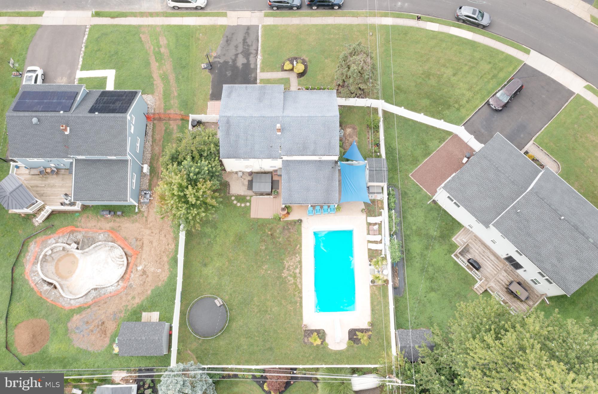 1047 Coronet Road Warminster, PA 18974 - Photo 49 of 50 Overhead Aerial view
