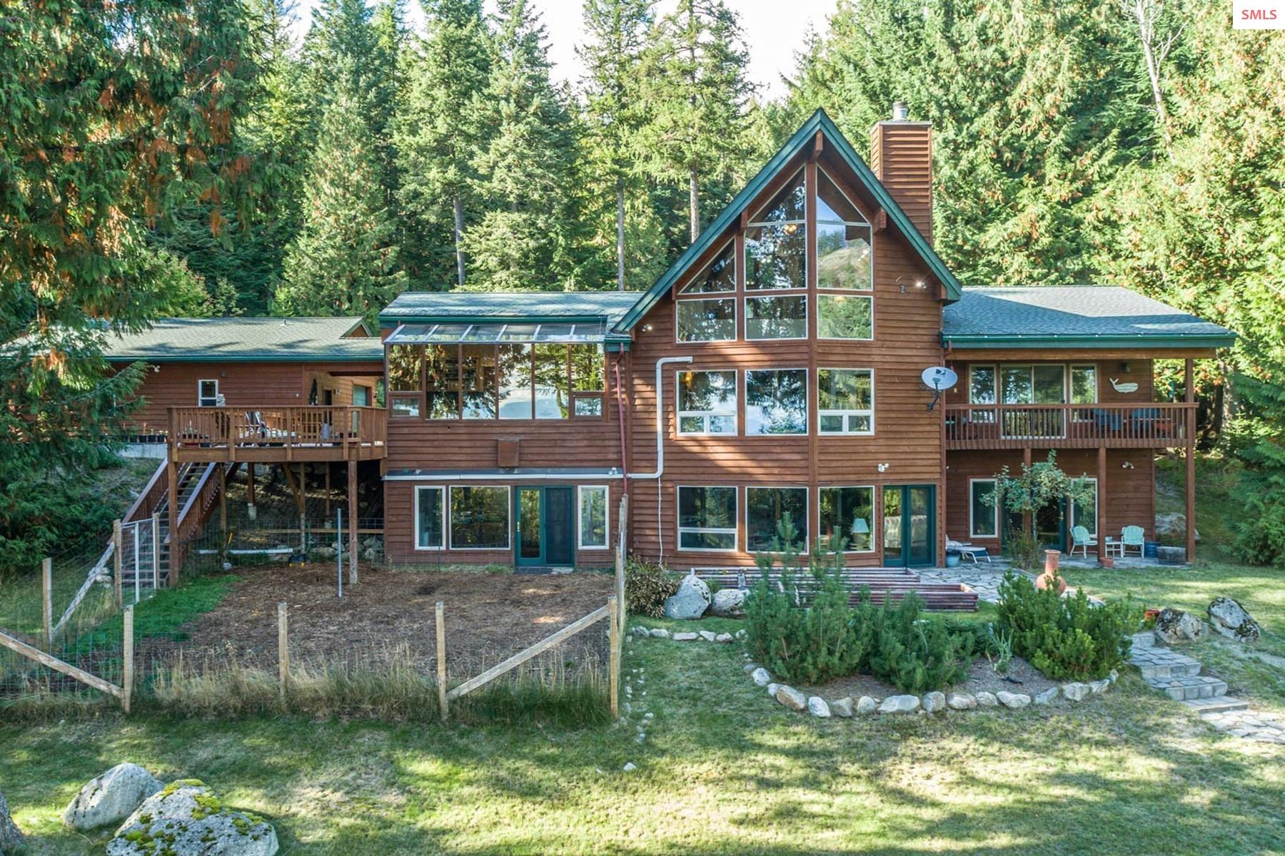 25 Inspiration Way Sandpoint, ID 83864 - Photo 73 of 76 Garden area, dog run, privacy, year-round stream and pond....