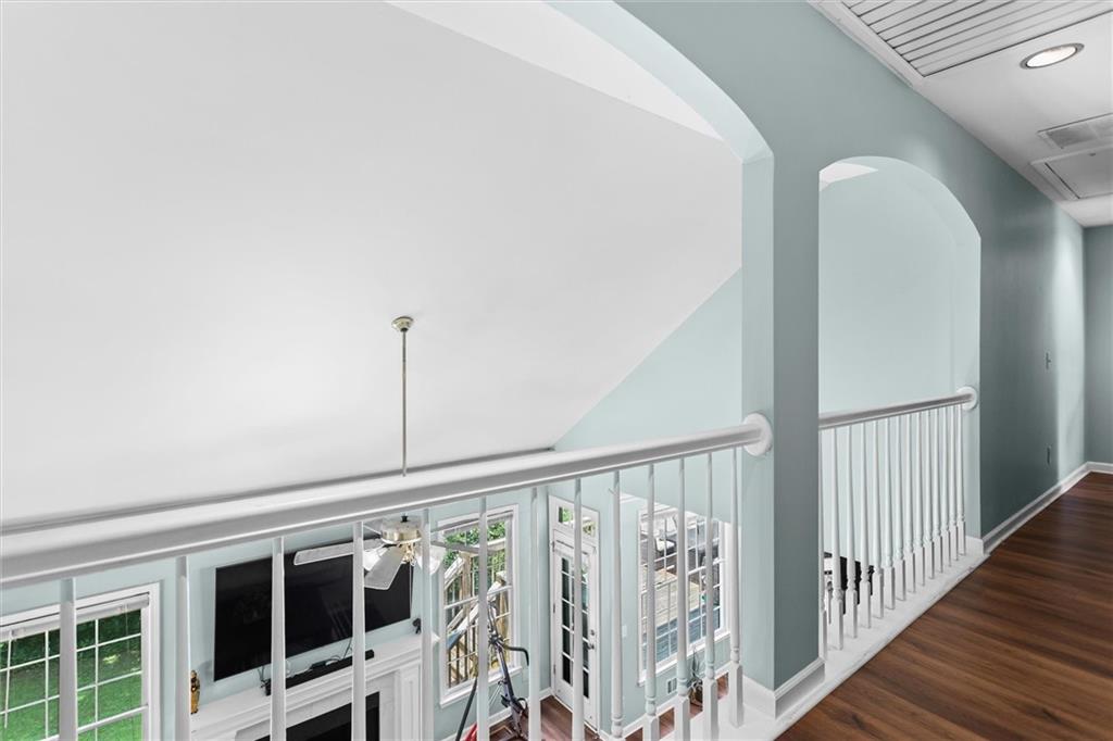 3183 Robinwood Trail Decatur, GA 30034 - Photo 45 of 61 a view of staircase with railing and white walls