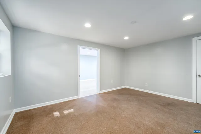 a view of empty room