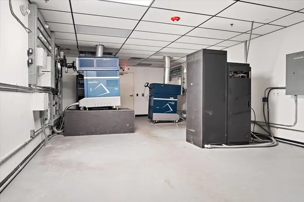 a view of a storage & utility room