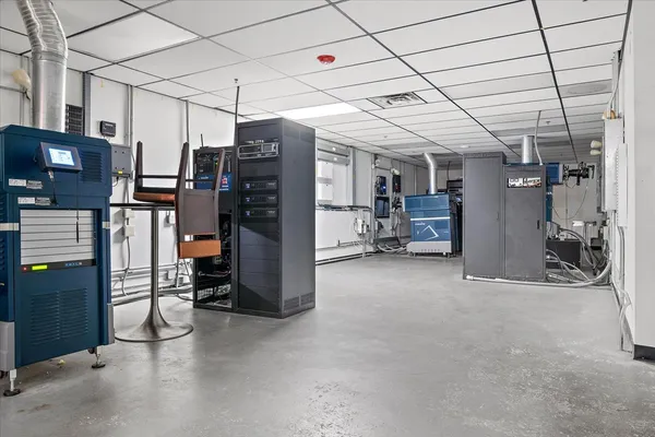 a view of a terrace with seating space