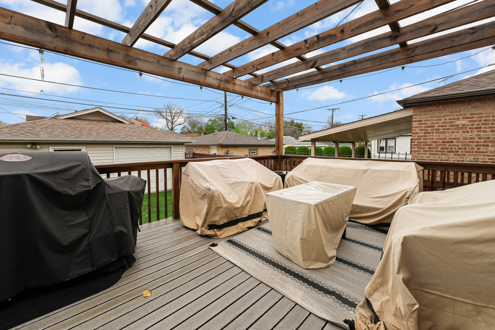 5416 South Rutherford Avenue Chicago, IL 60638 - Photo 21 of 25 a view of a patio on the roof deck