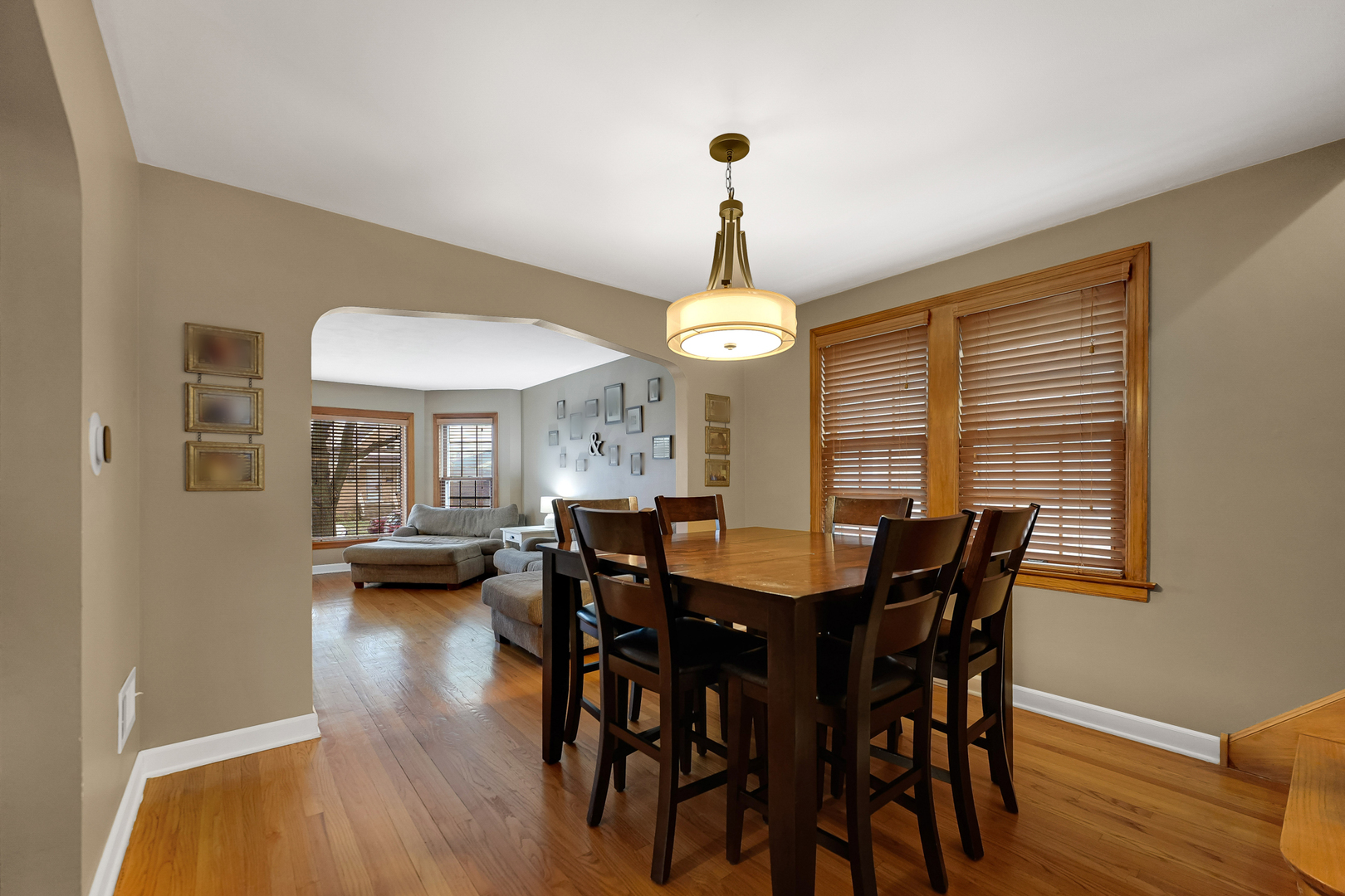5416 South Rutherford Avenue Chicago, IL 60638 - Photo 8 of 25 a view of a dining room with furniture window and wooden floor