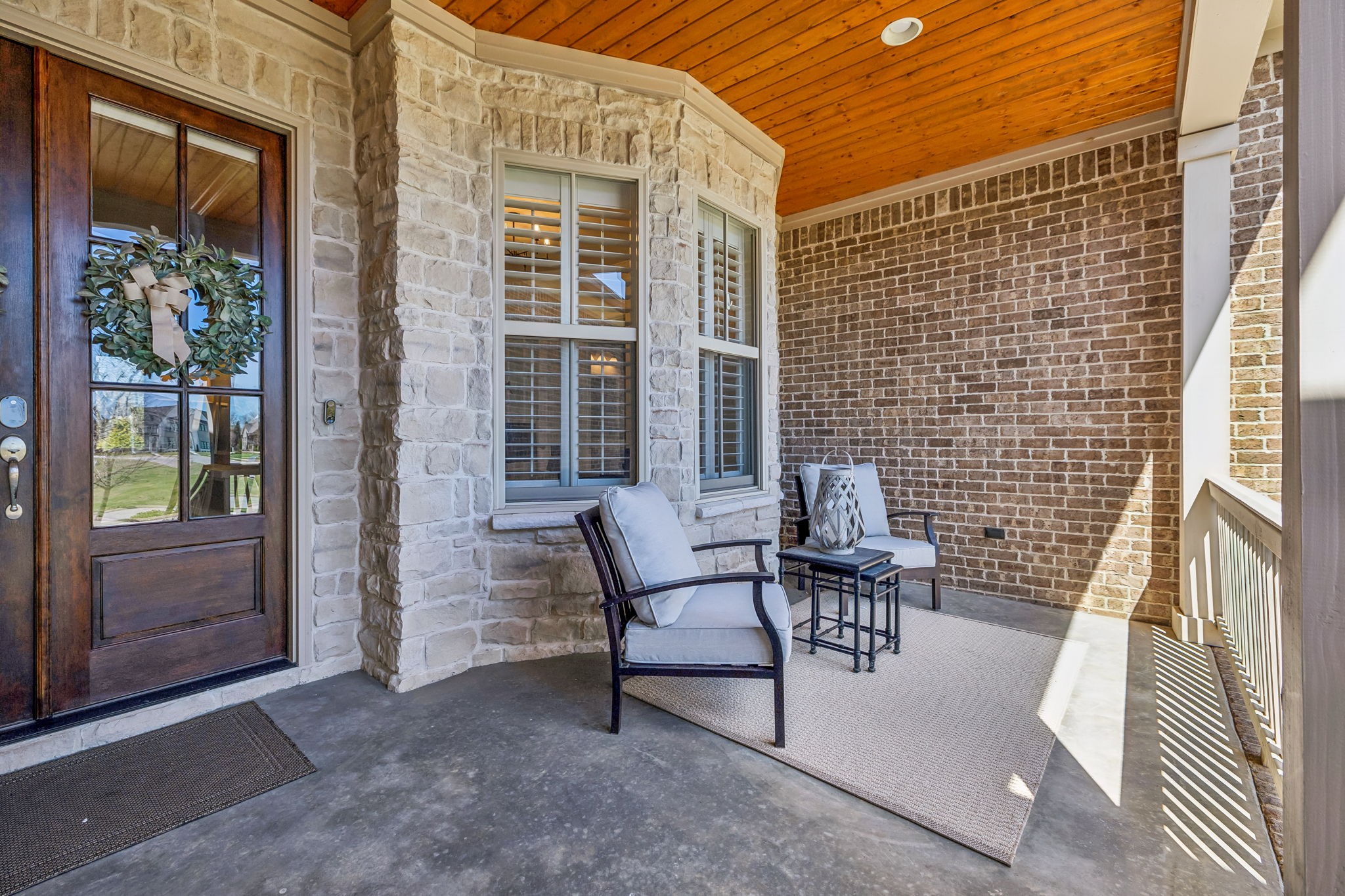 2772 Cabin Run Bridge Road Thompson's Station, TN 37179 - Photo 15 of 98 a view of a patio with a chairs and table in a patio