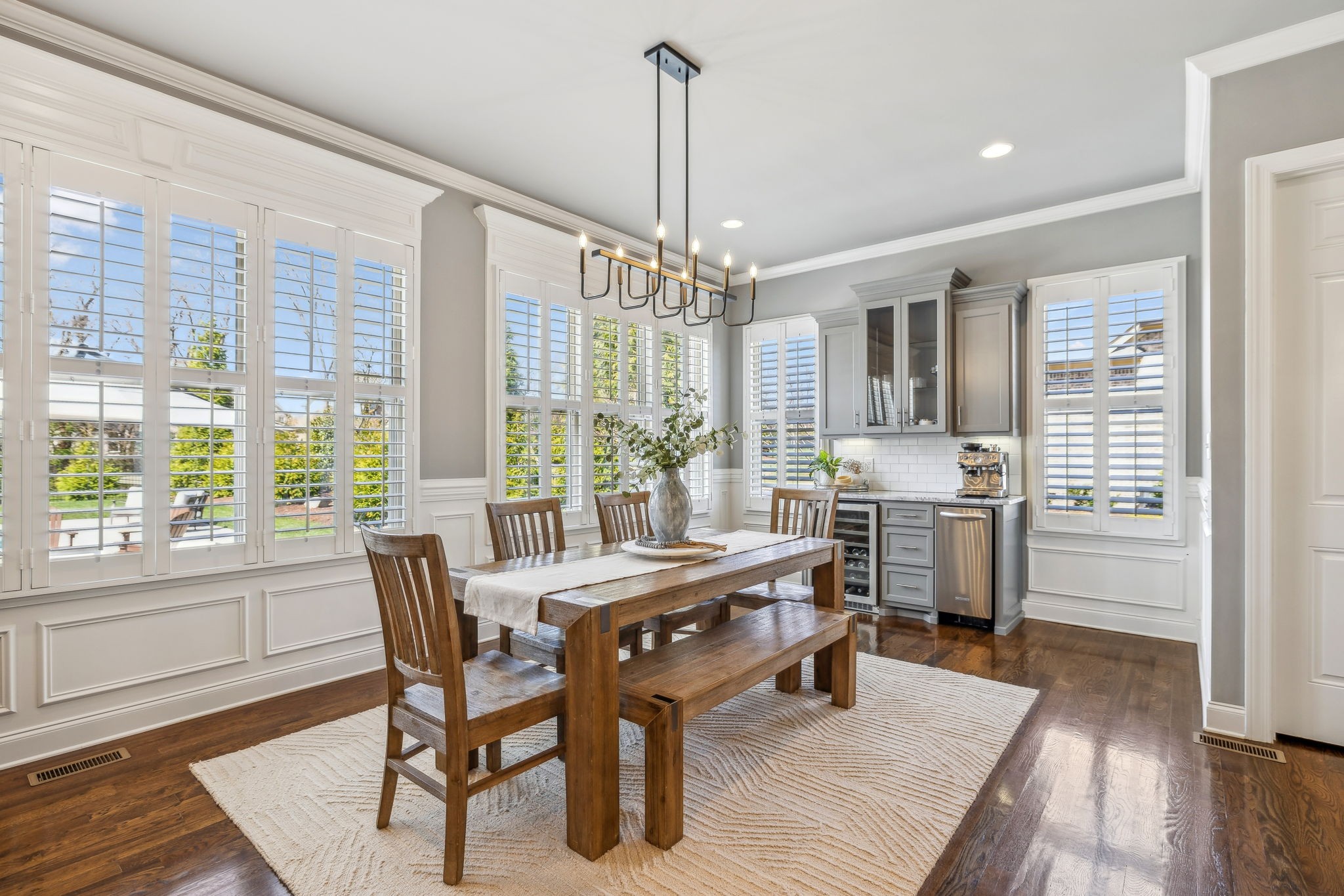 2772 Cabin Run Bridge Road Thompson's Station, TN 37179 - Photo 64 of 98 a dining room with furniture window wooden floor