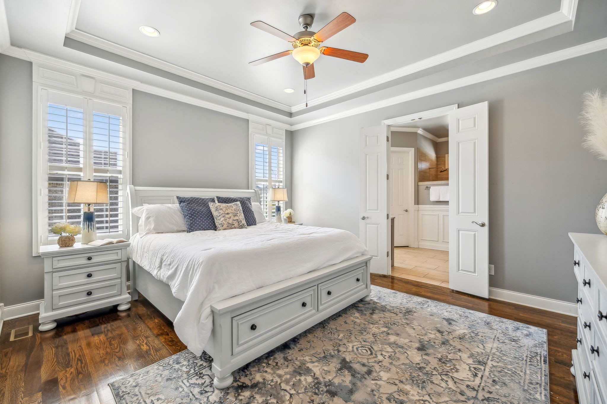 2772 Cabin Run Bridge Road Thompson's Station, TN 37179 - Photo 76 of 98 a bedroom with a bed and a painting on the wall