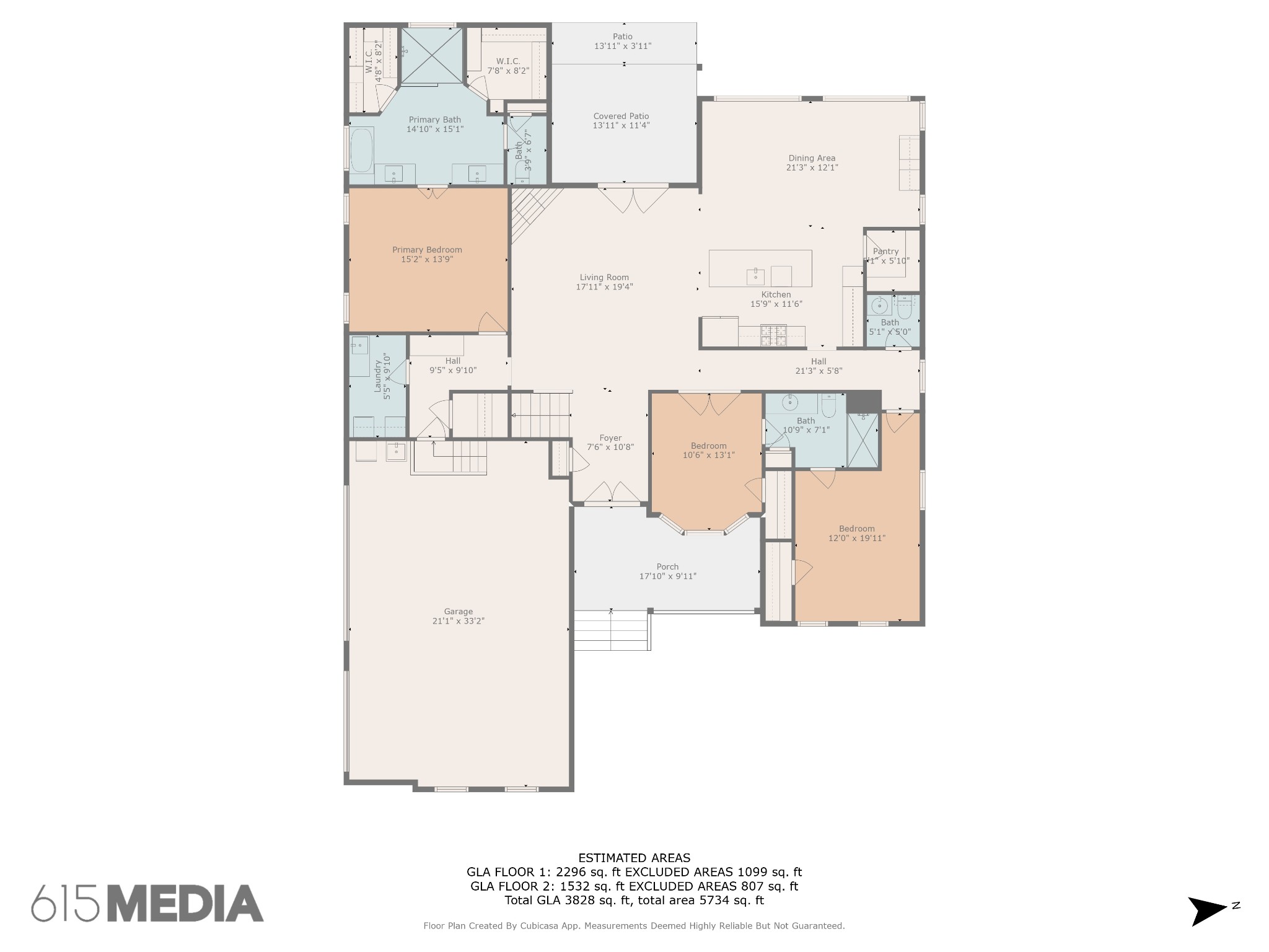 2772 Cabin Run Bridge Road Thompson's Station, TN 37179 - Photo 96 of 98 a picture of a floor plan