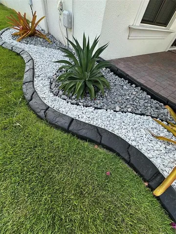 front view of a house with a small yard