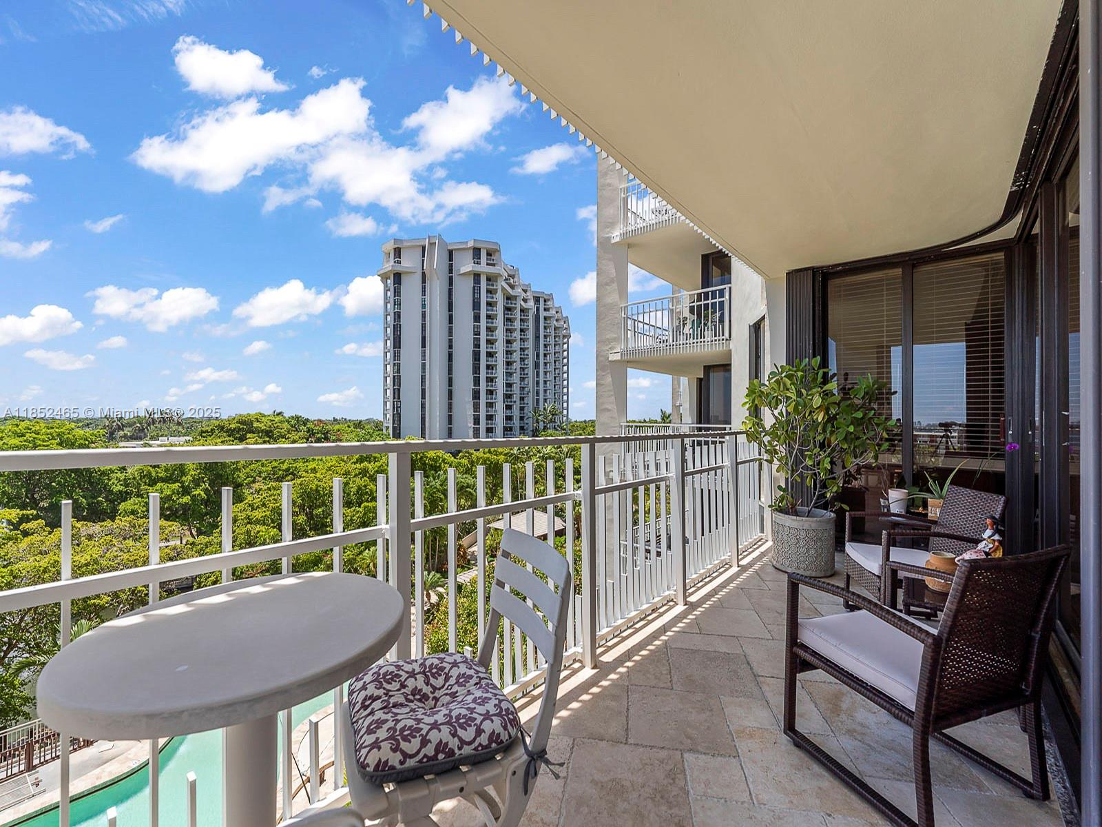 1000 Quayside Terrace, Unit 706 Miami, FL 33138 - Photo 21 of 33 a view of balcony with furniture