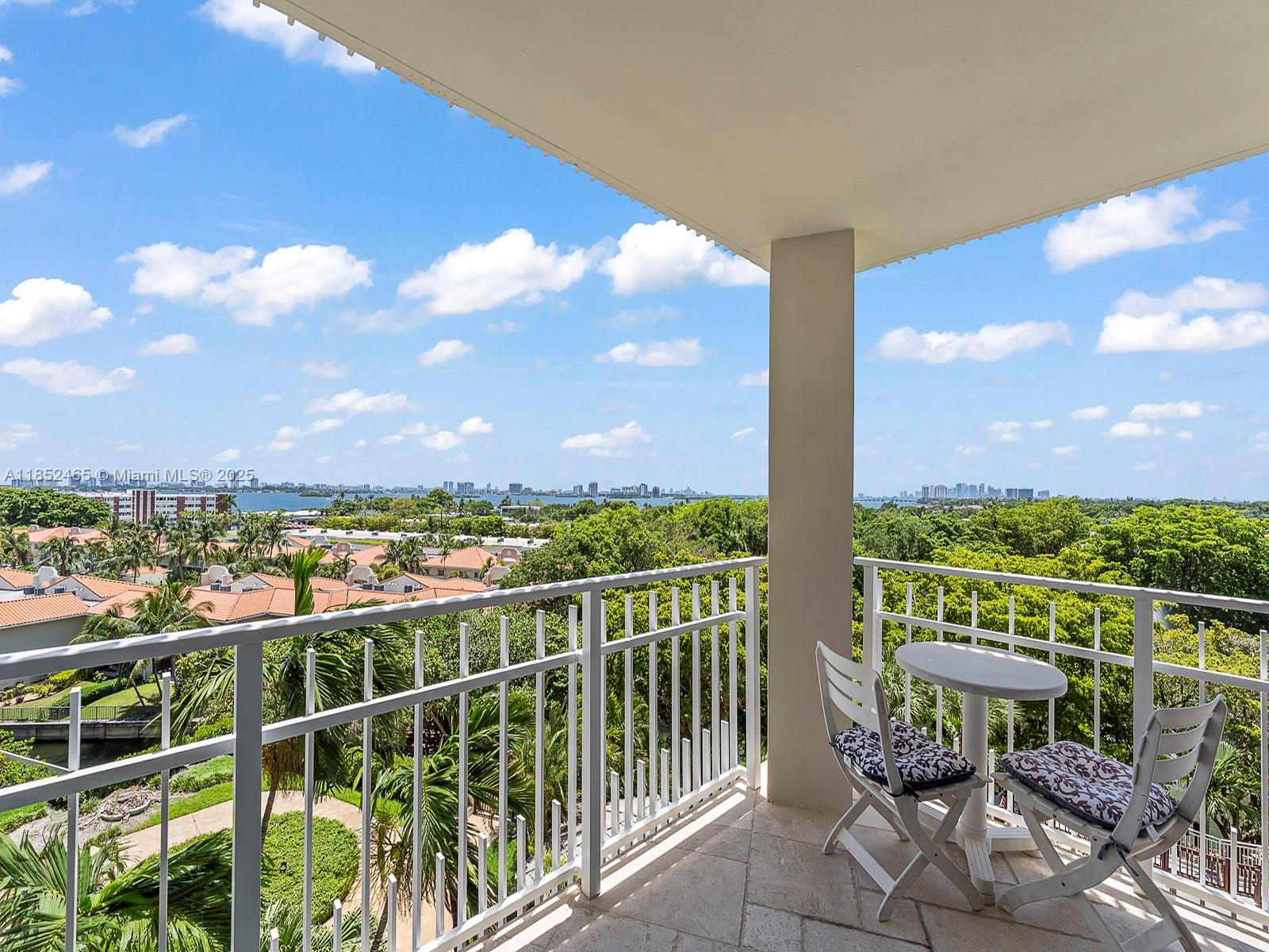 1000 Quayside Terrace, Unit 706 Miami, FL 33138 - Photo 23 of 33 a view of a chairs and table in the balcony