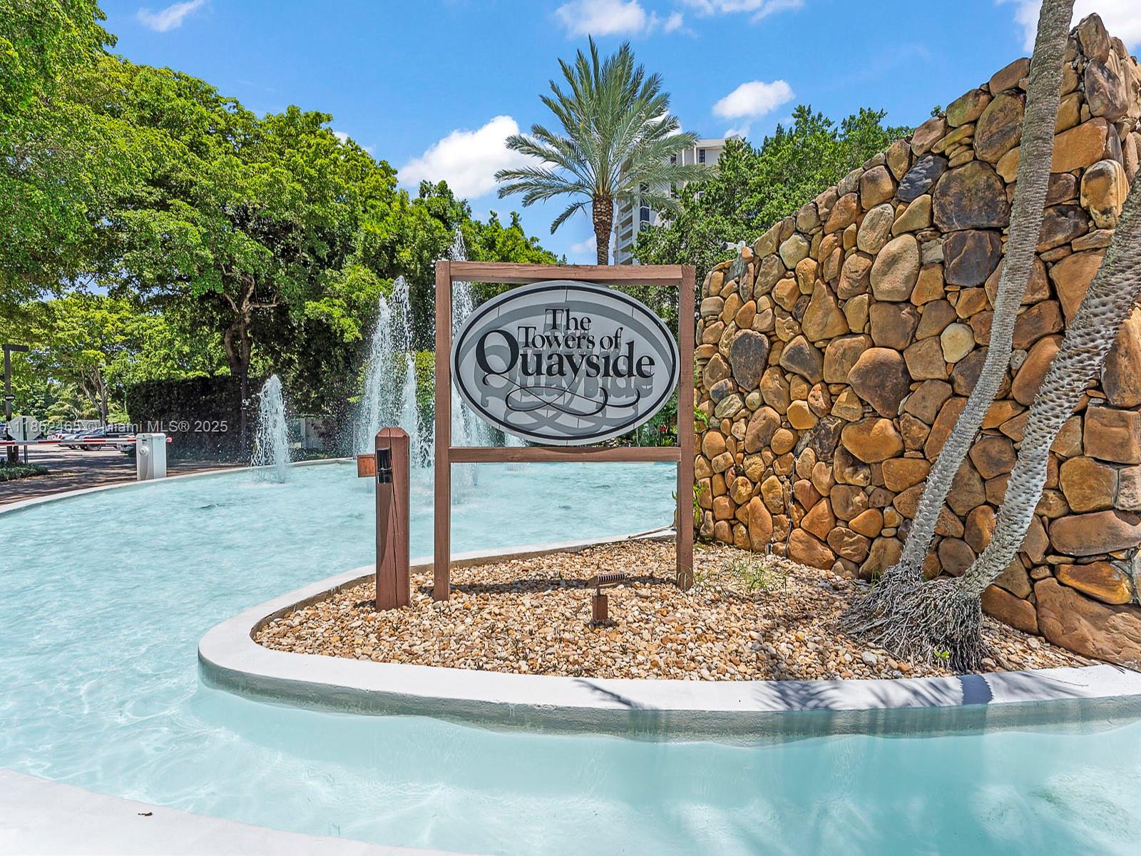 1000 Quayside Terrace, Unit 706 Miami, FL 33138 - Photo 33 of 33 a sign board with a yard