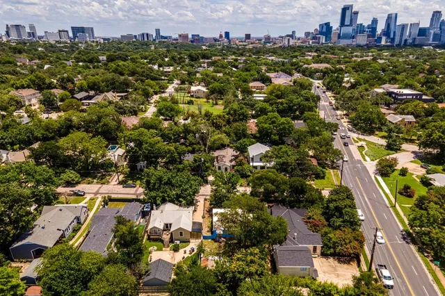 a backyard of a house with seating space