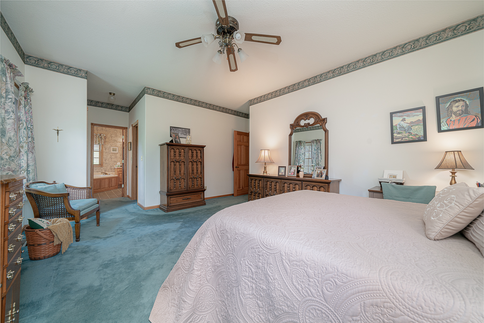1901 Wildcat Road Dixon, IL 61021 - Photo 16 of 49 a bedroom with a bed couch and window