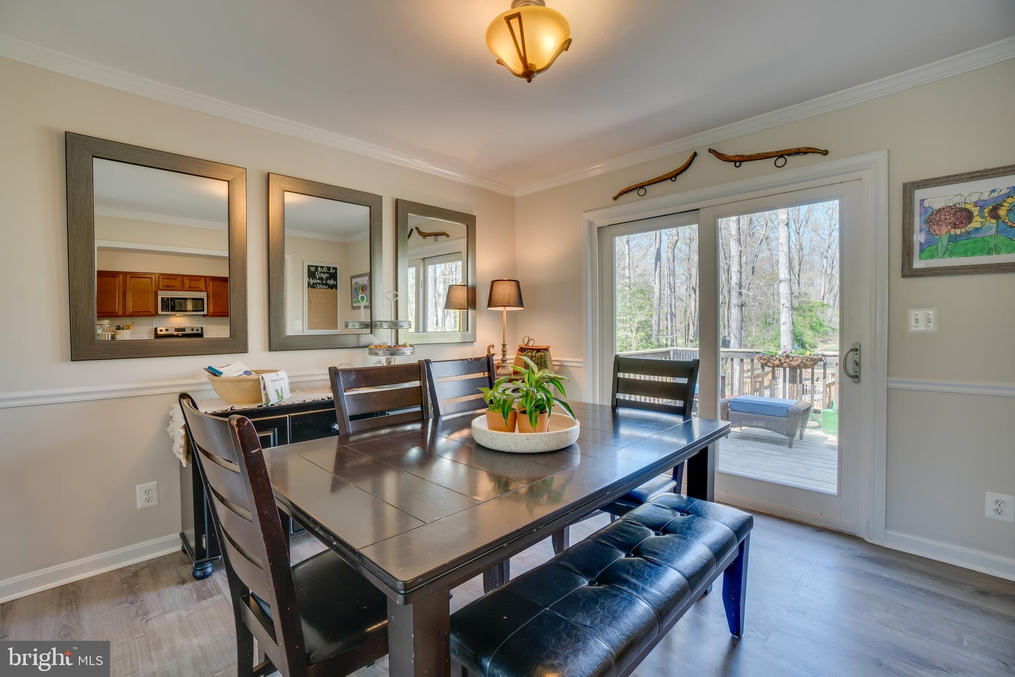 119 Fence Post Road Stafford, VA 22556 - Photo 7 of 30 Dining Room w/ Crown and Chair Molding