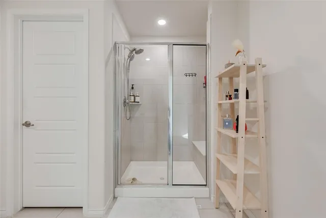 a work room with furniture and windows