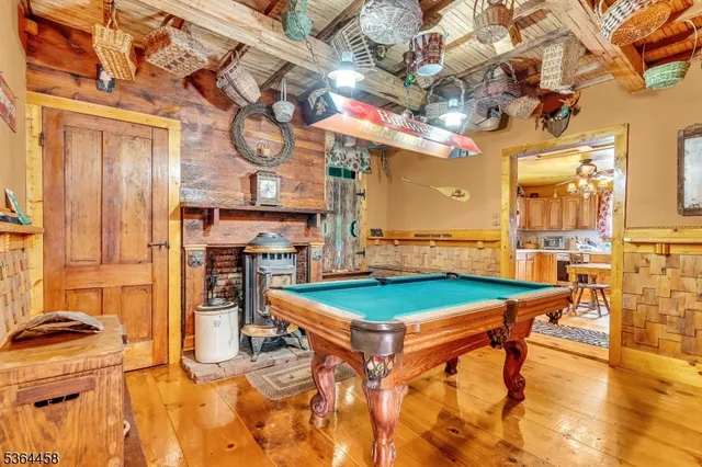 a room with lots of table and chairs