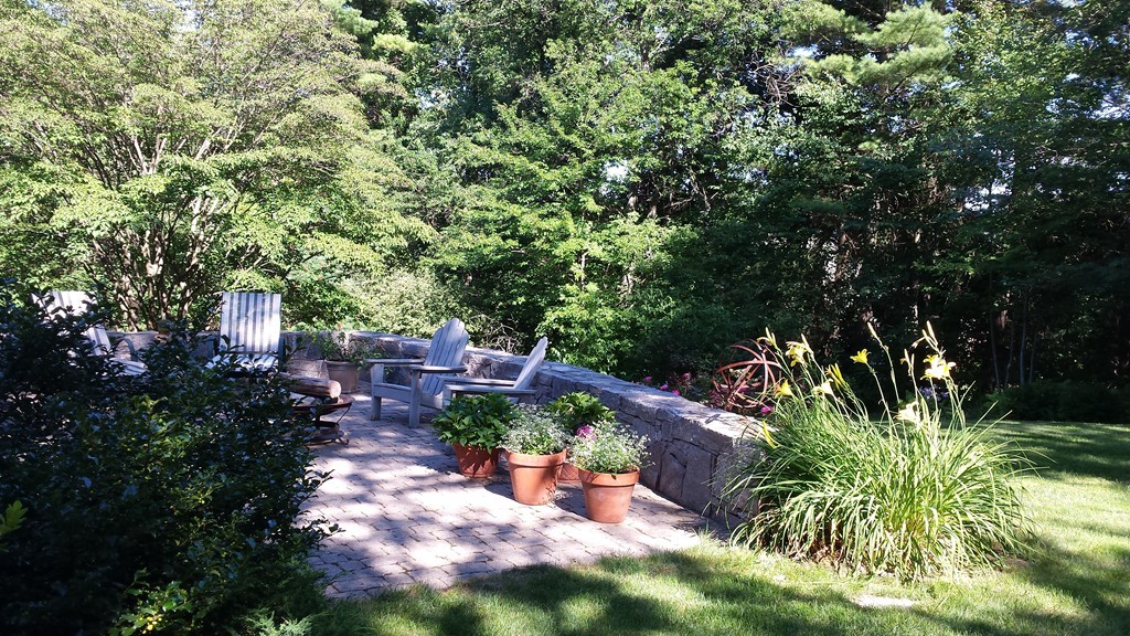 14 Skunk Road Merrimac, MA 01860 - Photo 23 of 25 a view of a street with potted plants and large trees
