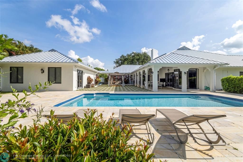 6901 Holatee Trail Southwest Ranches, FL 33330 - Photo 39 of 45 a view of house with swimming pool and porch