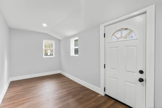 wooden floor in an empty room