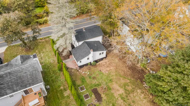 view of a house with a yard