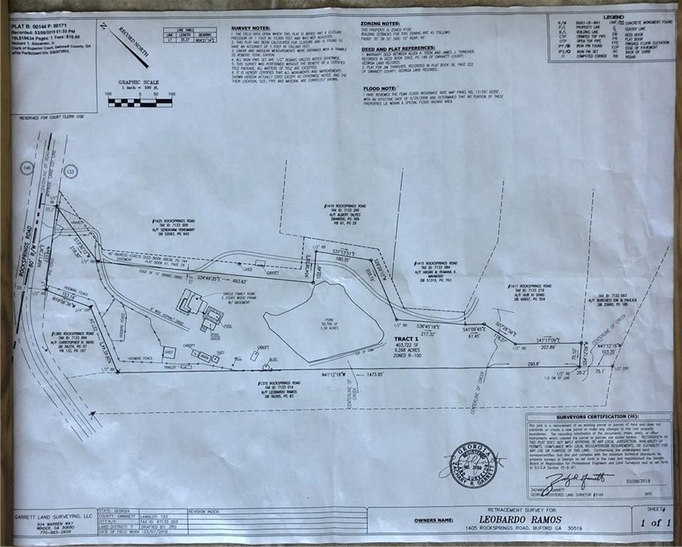 1405 Rock Springs Road Buford, GA 30519 - Photo 5 of 45 view of a bathroom with a shower