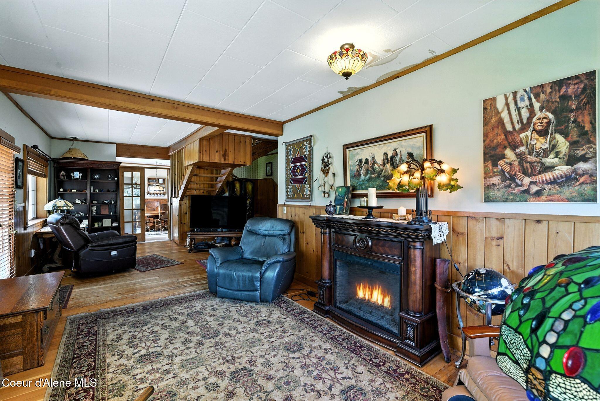 195 Key Ranch Road Sagle, ID 83860 - Photo 12 of 62 Cozy fireplace