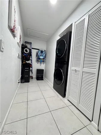 a view of kitchen and utility room
