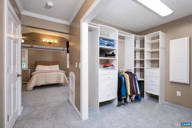 a workspace with furniture