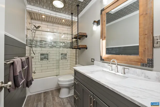 a view of yard from deck