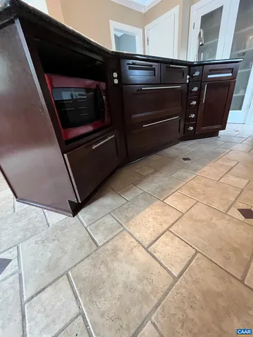 a room with lots of counter top space