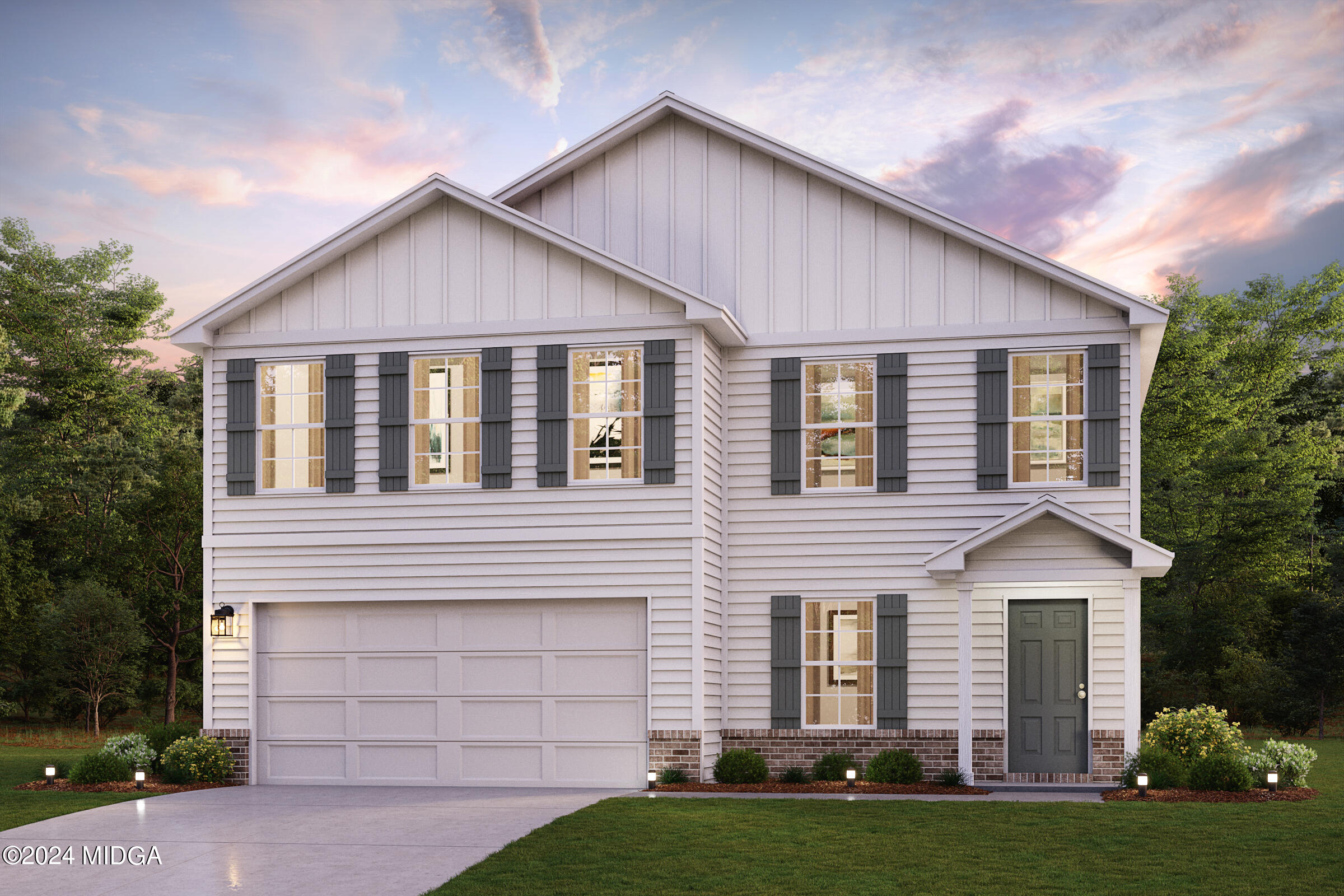 611 Leisure Pointe Road Macon, GA 31216 - Photo 1 of 3 Kingston-A2-elev_DSK
