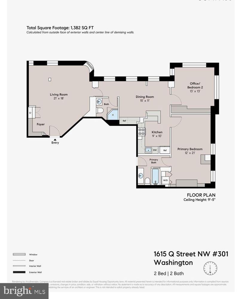 1615 Q Street Northwest, Unit 301/303 Washington, DC 20009 - Photo 14 of 53
