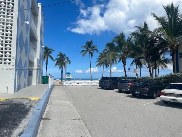 320 South Surf Road, Unit 305 Hollywood, FL 33019 - Photo 17 of 32 a row of palm trees in front of a building