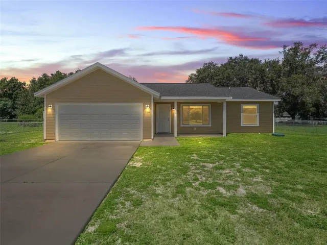 front view of house with a yard
