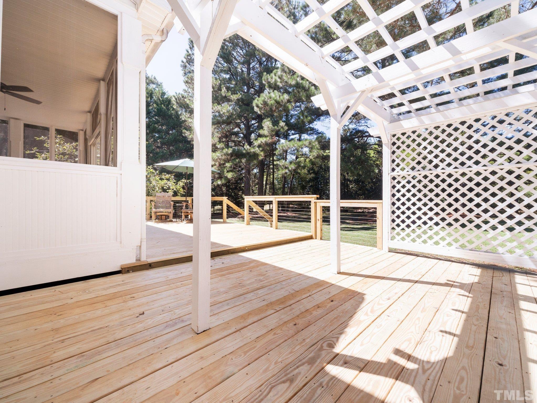 1236 Torchlight Way Raleigh, NC 27603 - Photo 28 of 39 a view of a balcony with wooden floor