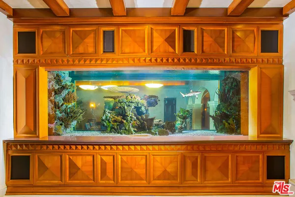 a very nice looking room with a large window