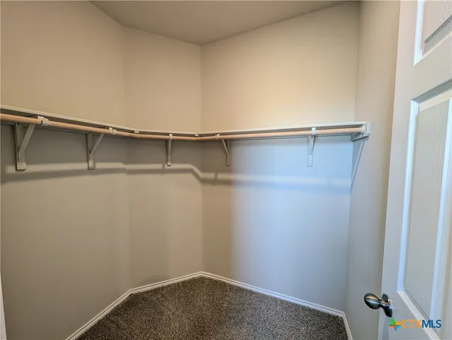 a close up view of racks on the wall