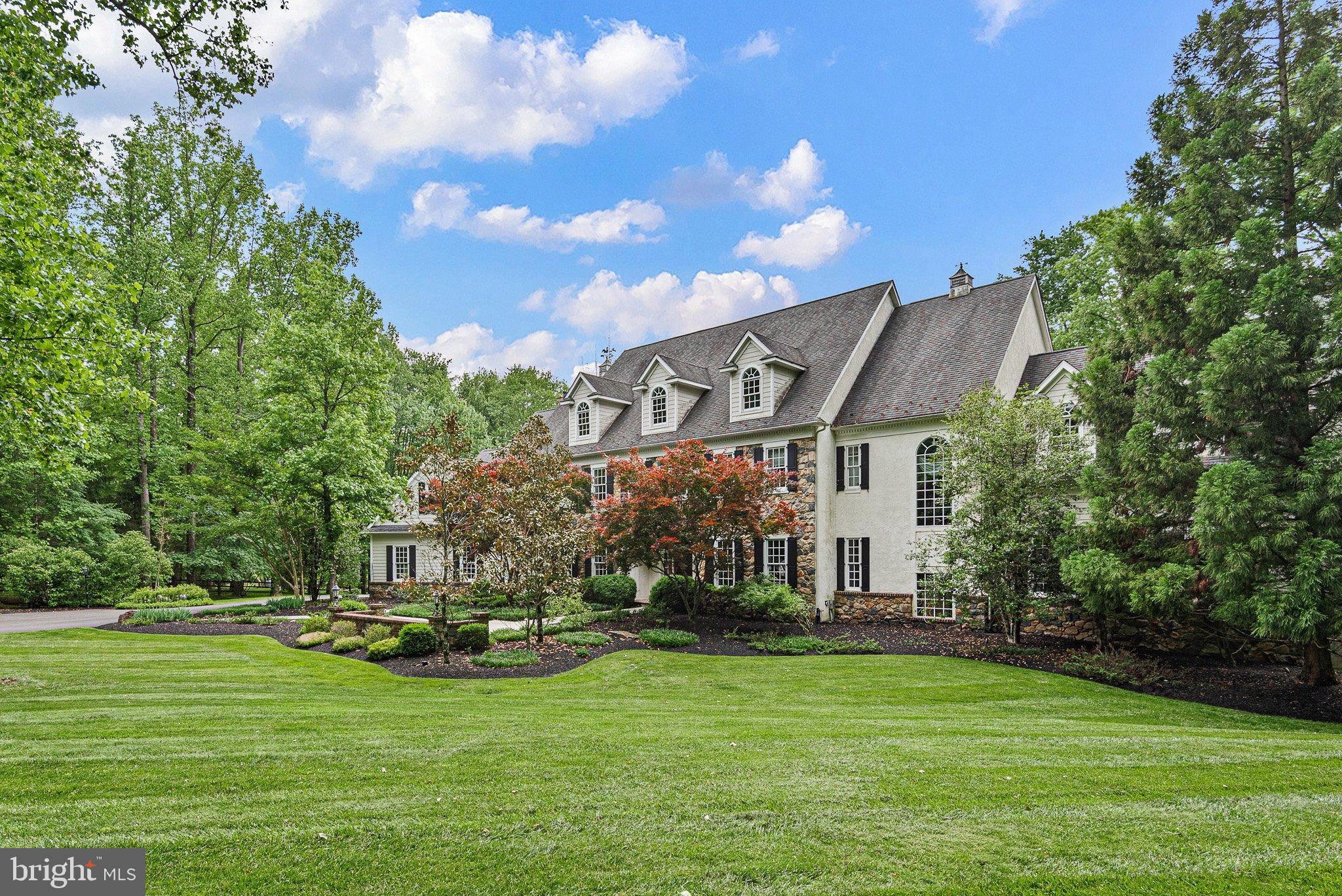 104 Timber Ridge Lane Chadds Ford, PA 19317 - Photo 5 of 65 Manicured lawn and mature plantings
