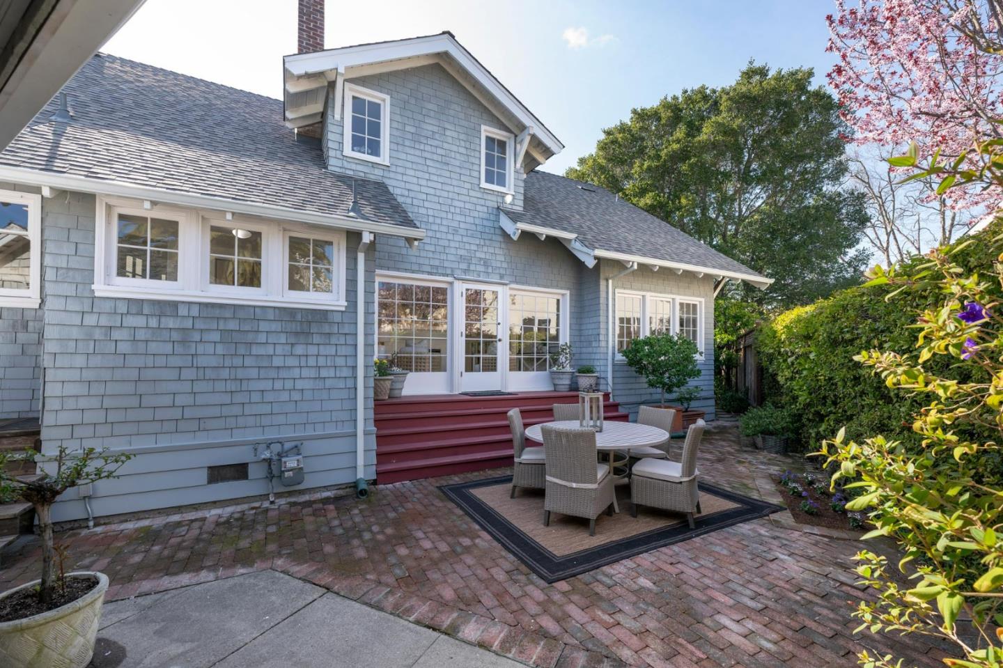 344 Occidental Avenue Burlingame, CA 94010 - Photo 20 of 27 a view of house with backyard outdoor seating and green space